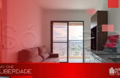 Apartamento mobiliado 30m² à venda na Liberdade perto do metrô My One Liberdade