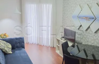 Apto disponível para locação no Space Valley com 36m², 1 dormitório e 1 vaga de garagem.