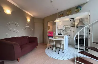 Flat Palazzo Gritti, disponível para locação contendo 48m², 01 dormitório e 01 vaga.