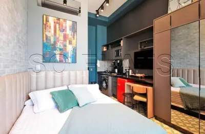 Studio Ibira You Moema, studio disponível para locação com 20m² e 1 dormitório.