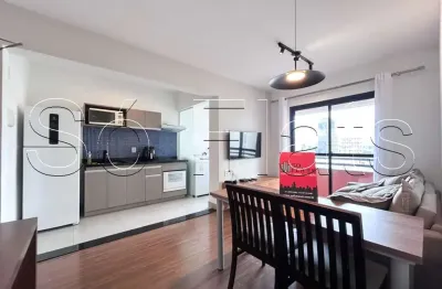Apartamento à venda no Brooklin | Flat Mercure Berrini mobiliado 53m² com vaga