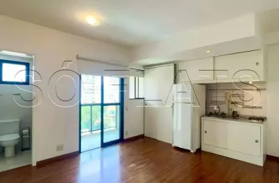 Apartamento 49m² à venda em Pinheiros com varanda e vaga no São Paulo Fashion Hall