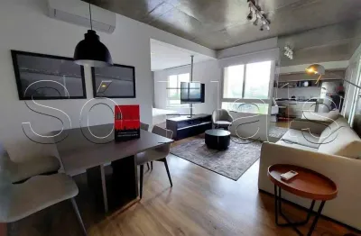 Residencial Geo Berrini, disponível para locação contendo 63m², 1 dormitório e 1 vaga de garagem.