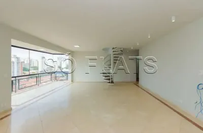 Apartamento com 238m² semimobiliado com 3 dormitórios e 2 vagas.