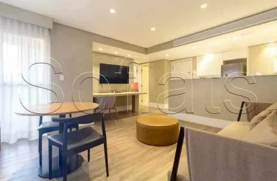 Flat no George V Maria Lisboa com 1 dormitório e 1 vaga no Jardim Paulista disponível para locação