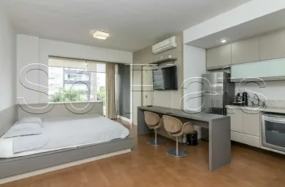 Studio mobiliado 35m² com vaga para locação na Vila Olímpia próximo ao Insper e JK