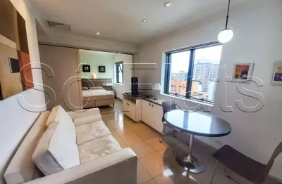 Flat à venda 33m² 1 suíte Brooklin perto Berrini e Shopping Morumbi com vaga