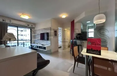 Apartamento Mobiliado 39m² na Vila Nova Conceição com Varanda e 1 Vaga | The First Place