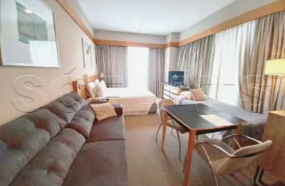 Flat no nortel contendo 32m², 1 dormitório e 1 vaga, disponível para locação em santana.