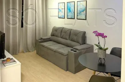 Flat Blair House disponível para locação com 40m², 01 dormitório e 01 vaga de garagem.