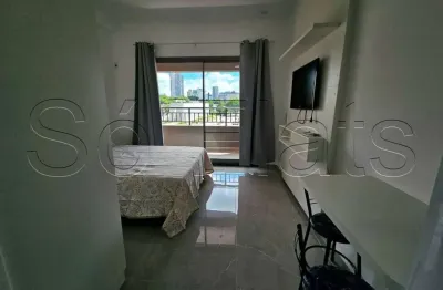 Studio Estilo Chácara Santo Antônio, flat disponível para locação contendo 27m² e 1 dormitório.