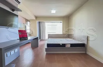 Studio mobiliado 35m² com vaga para locação na Vila Olímpia próximo ao Insper e JK.