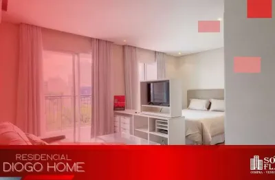 Studio alto padrão 47m² em Moema, mobiliado, 1 vaga, lazer completo, perto do Ibirapuera