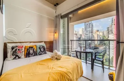 Studio à venda no Jardim Paulista, 21m², próximo ao Metrô Trianon-Masp e Av. Paulista