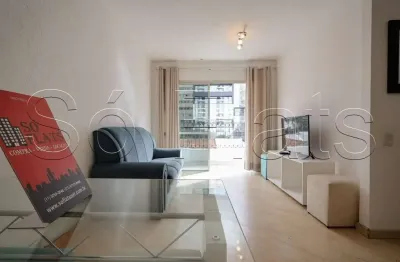 Flat no Saint Thomas com 43m²,1 dormitório e 1 vaga ao lado da Avenida Brigadeiro.