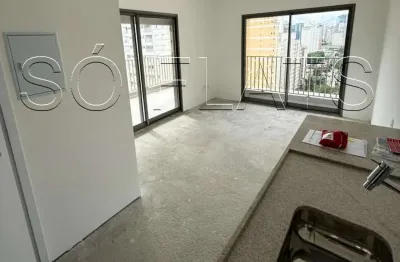 Studio à venda no Itaim Bibi, 41m², varanda e lazer completo, Voxx Itaim