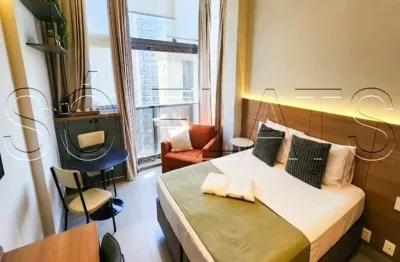 Studio Ibira You Moema, disponível para locação com 27m² e 1 dormitório