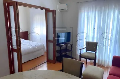 Flat para locação próx av das nações unidas, av pres juscelino kubitschek e shopping vila olimpia.