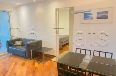 Mandarim, flat disponível para locação contendo 46+m², 01 dormitório e 01 vaga de garagem.