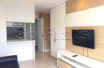 Flat no morumbi, próximo ao bairro do morumbi, totalmente mobiliado com vaga de garagem. sem fiador.