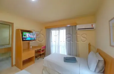 Flat no interative com 23m², 1 dormitório e 1 vaga disponível para locação no jardim paulista.