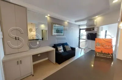 Flat para locação no moema studio contendo 41 m², 1 dormitório e 1 vaga de garagem.