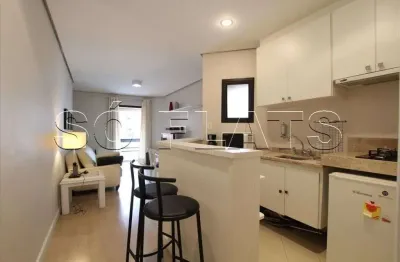 Lindo flat no itaim bibi para locação muito próximo da av brig. faria lima e av 9 de julho.