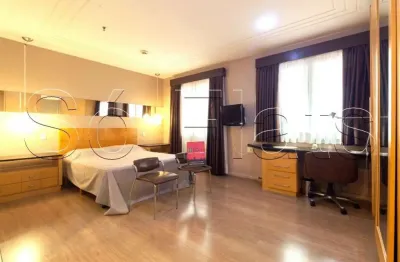 Flat Tryp Tatuapé, contendo 28m², 1 dormitório e 1 vaga de garagem disponível para locação.