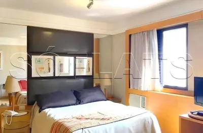 Flat para locação ou moradia totalmente mobiliado no jardim paulista.