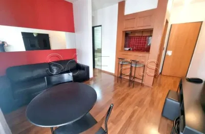 Apartamento mobiliado com vaga de garagem no renomado crillon disponível locação