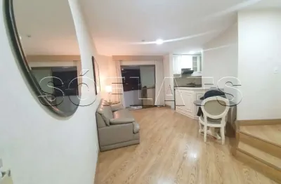 Flatmobiliado com 1x dormitório totalmente mobiliado próximo do metrô trianon masp. sem fiador.