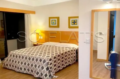 Flat tipo studio mobiliado com serviços, sem burocracia no coração do jardim paulista. consulte-nos.