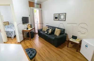 Flat mobiliado com 1x dormitório, com serviços a algumas quadra do metrô trianon masp e av. paulista