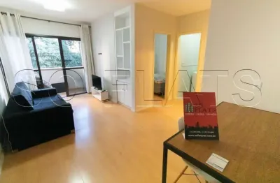 Flat mobiliado ao lado do shopping pamplona com 1x dormitório, quarto , sala, cozinha e varanda.