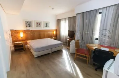 Flat para locação em moema, a 1 quadra da av. santo amaro, próx a universidade anhembi/morumbi