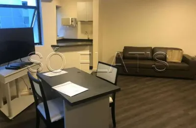 Flat próximo a av. paulista, metrô consolação e a r. augusta com entrada imediata.