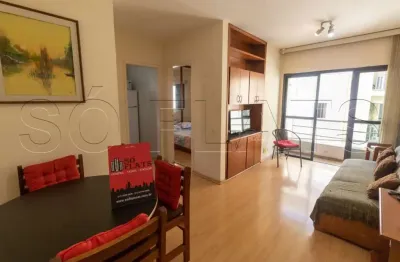 Flat para moradia todo mobiliado nos jardins, próximo a av. 9 de julho, sem burocracia.