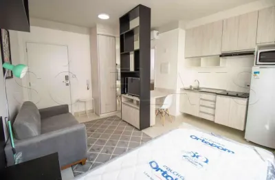 Na Rua Augusta, flat estilo studio disponível para locação, moderno, fácil acesso a Av. Paulista.
