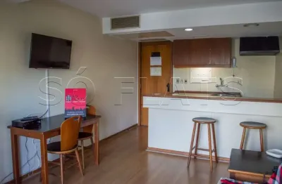Flat no jardins com 56m²sem burocracia na locação a 100m da av. paulista.