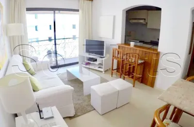 Flat nos jardins, prox a av. rebouças, paulista, rodeado por um vasto comércio em seu entorno