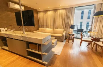 Apto alto padrão com entrada imediata 1x dormitório fina decoração na vila olímpia. consulte-nos.