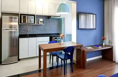 Apartamento no mercure sp berrini totalmente mobiliado disponível à venda.