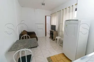 Saint gothard - flat próximo ao próximo ao shopping frei caneca, totalmente mobiliado.