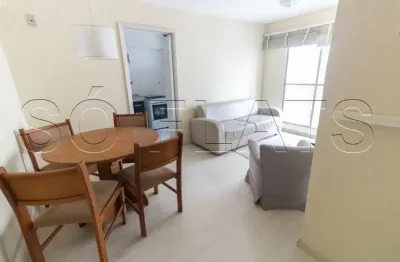 Flat para locação no roma palace contendo 49m², 1 dormitório e 1 vaga de garagem.