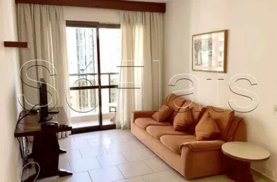 Um novo conceito em flat para locação totalmente mobiliado.
