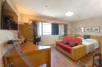 Flat para locação no itaim, próximo a faculdade fmu, av. nove de julho e faria lima. consulte-nos.