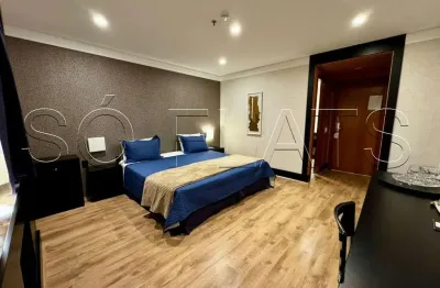 Flat disponível para venda no transamérica executive congonhas, com 1 dormitório, 23 m² e 1 vaga