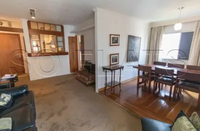 Flat para locação luxuoso totalmente mobiliado com 1 dorm próx a av sto amaro e pq ibirapuera.