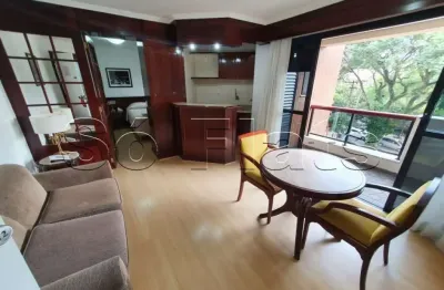 Flat mobiliado com 1 dorm no coração de higienópolis linda vista para o estádio pacaembu.