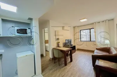 Flat disponível para locação no itaim bibi próximo do clube pinheiros e av brig faria lima.